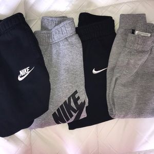 Nike sweatpants. Lot of 4